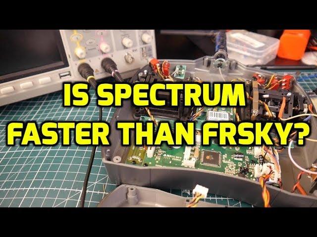 Spectrum VS FrSky Latency Testing // Flysky vs Spectrum vs FrSky