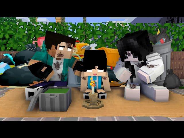 The Minecraft life of Herobrine Family and Heeko's Sad Birthday - Animation Monster School