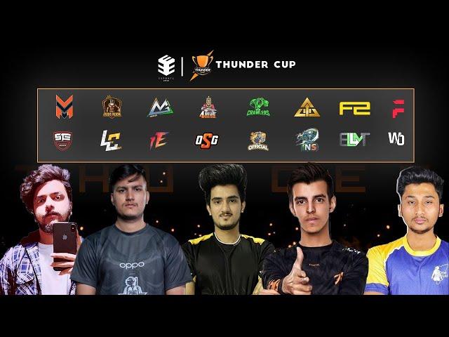 [Hindi] ESPORTS EMPIRE| THUNDER CUP| RIP, INDIAN TIGERS,MARCOS, ELEMENT, WALKOUT,4KING, OG, CRAWLERS