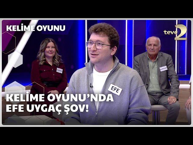 Kelime Oyunu’nda Efe Uygaç Şov! | Kelime Oyunu