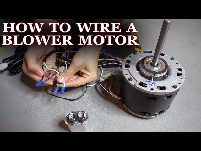 How To Wire a Furnace or AC Blower Motor