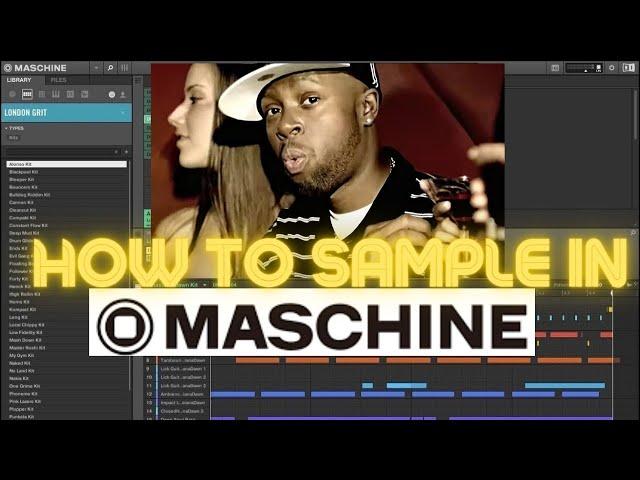 Maschine Tutorial | Easiest Way To Sample For Beginners| J Dilla Drum Method