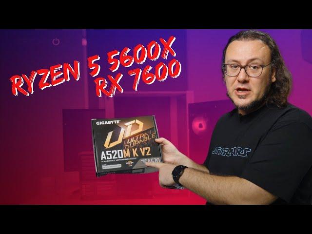 Tebilon Okula Dönüş Sistemi: Ryzen 5 5600x ve RX 7600 Masaüstü Bilgisayar Oyun Performansı