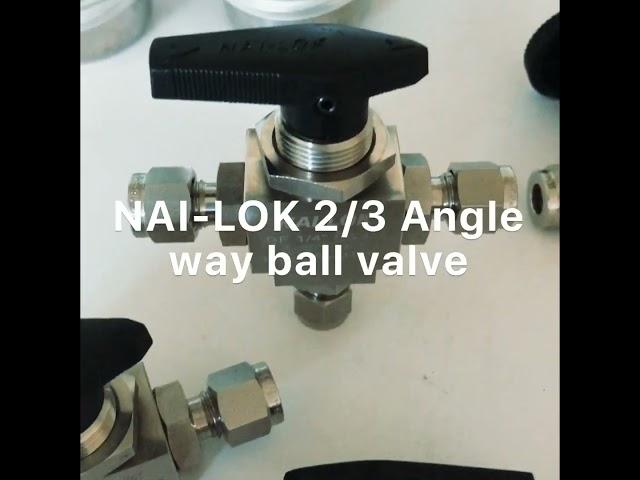 NAI-LOK 2/3 Angle way ball valve