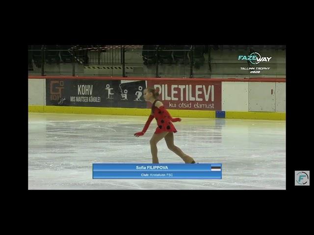 Tallinn Trophy 2020 Sofia Filippova.