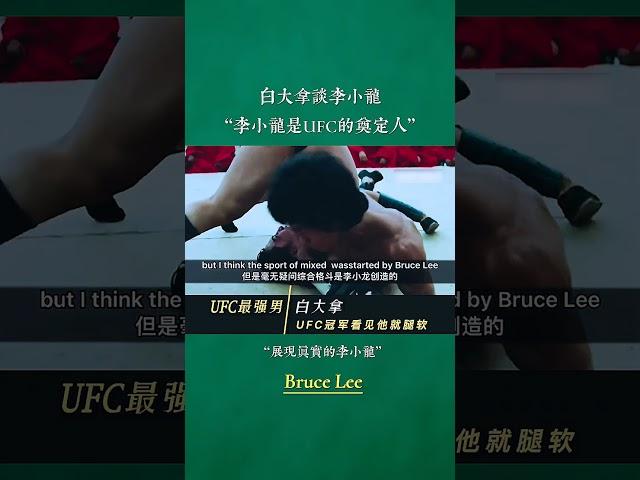 白大拿谈李小龙：李小龙是UFC的奠定人！#李小龙 #白大拿 #展现真实的李小龙 #功夫巨星 #brucelee