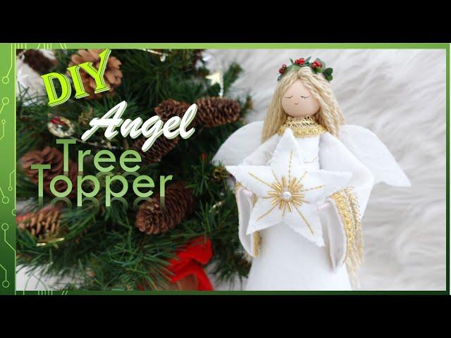 You Can Make This Elegant Angel Tree Topper | How To Make Angel Doll Step by Step | Huong Harmon