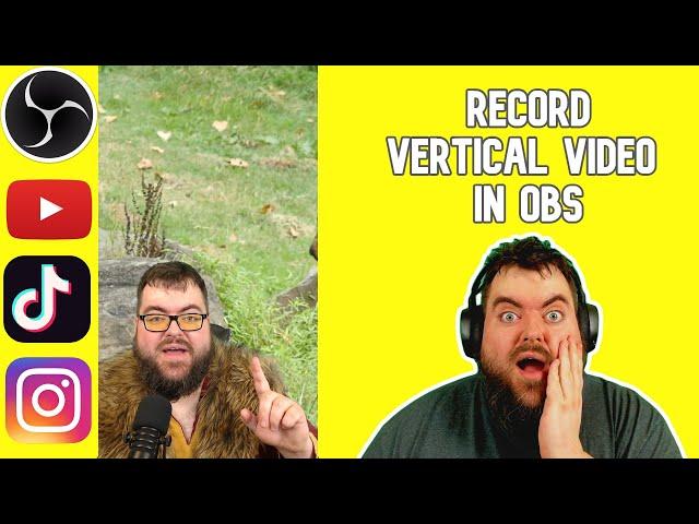 Record Vertical Video in OBS