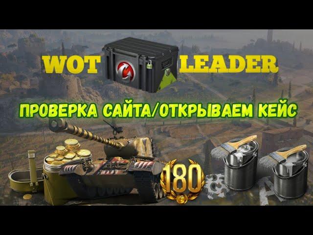 Открываем кейс /Проверка сайта Wot-Leader.ru