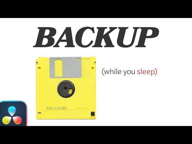 AUTOMATIC Backups for DaVinci Resolve Databases (network)