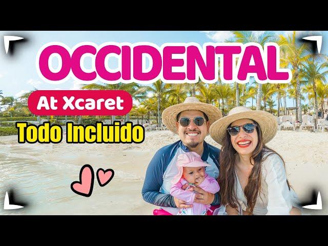 OCCIDENTAL at Xcaret HOTEL TODO INCLUIDO   RECORRIDO COMPLETO   Cancun Sin Postal 4K