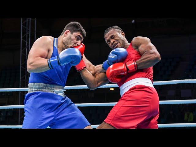 Cheavon Clarke (GBR) vs. Narek Manasyan (ARM) European Olympic Qualifiers 2021 (91kg)