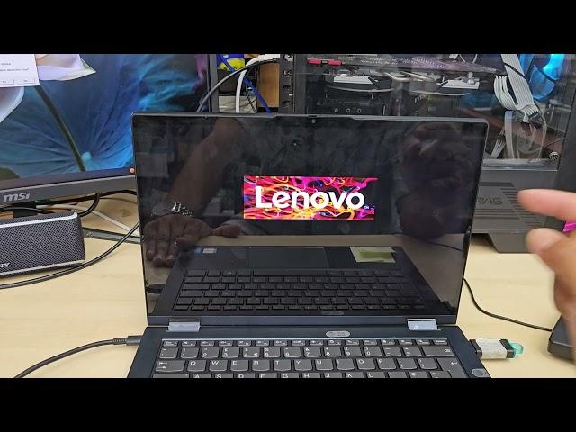 How to Enter BIOS & Set up USB Boot on Lenovo ThinkBook 14S Yoga