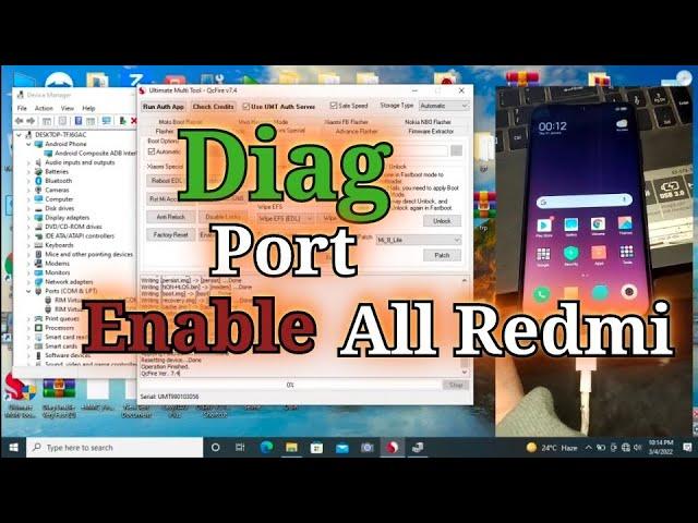 Diag Port enable one click