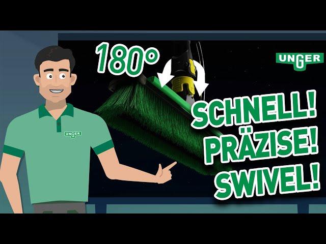 Die Vorteile der Swivel-Funktion bei der Reinwasserreinigung mit dem UNGER nLITE-System