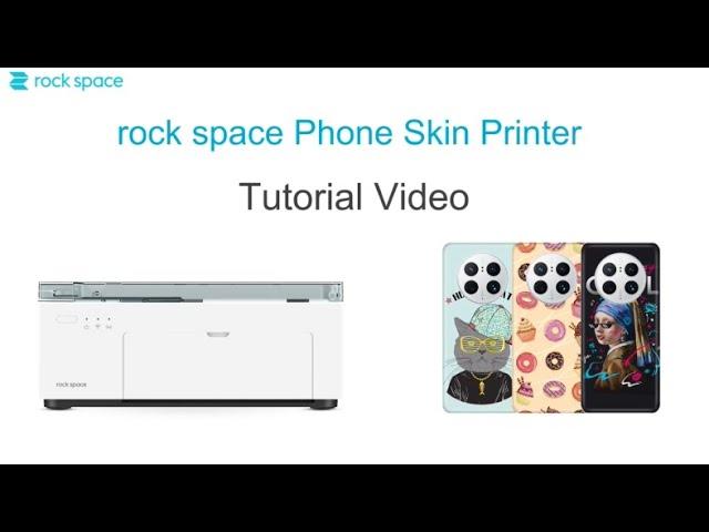 How to Use a rock space Phone Skin Printer