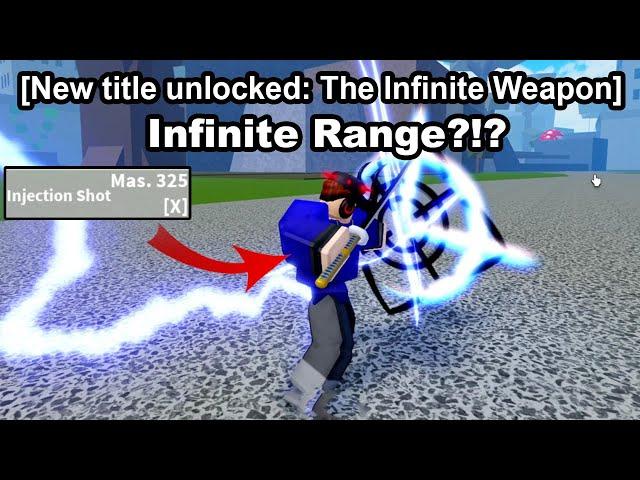 This Sword Has "INFINITE RANGE???"... In Roblox Blox Fruits