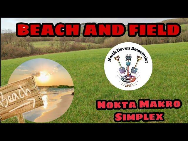 UK METAL DETECTING ON PASTURE AND BEACH. NOKTA MAKRO SIMPLEX.