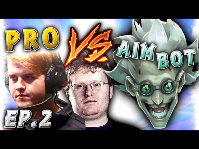 Pro Players vs Aim Botters MONTAGE Ep.2 | Overwatch Seagull and Taimou vs CHEATERS