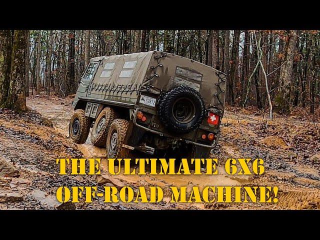 The Ultimate 6x6 Off-Road Machine - Pinzgauer and Lots of Mud!