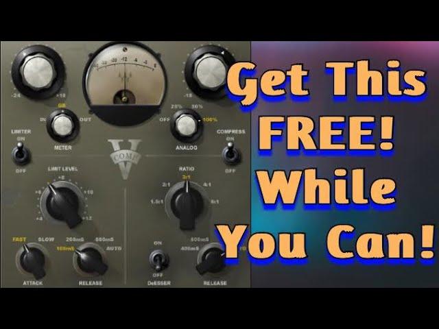 Get This Cool Analog Compressor Limiter Vst Plugin 100% FREE! Limited Time - V-Comp by Waves