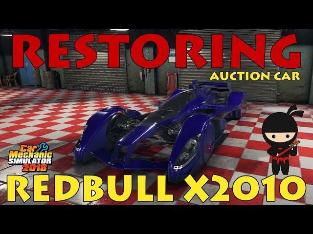 Car Mechanic Simulator 2018 - Restoring RedBull X2010