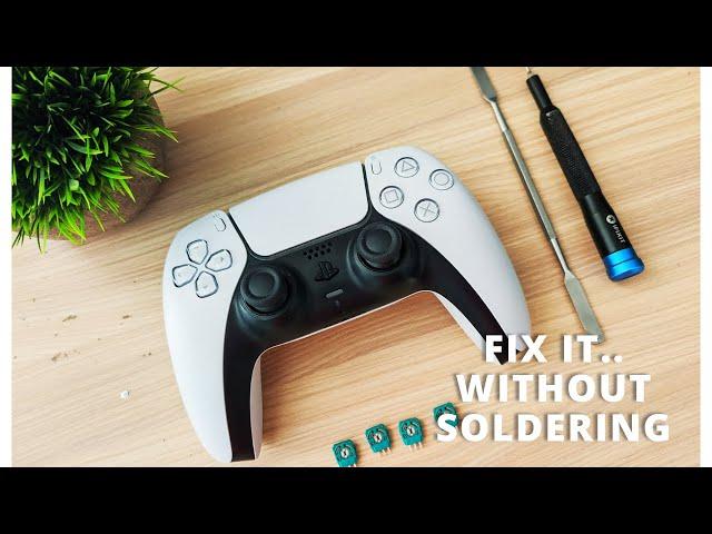 PS5 Controller Drift .. Fix it without soldering & Any special tools