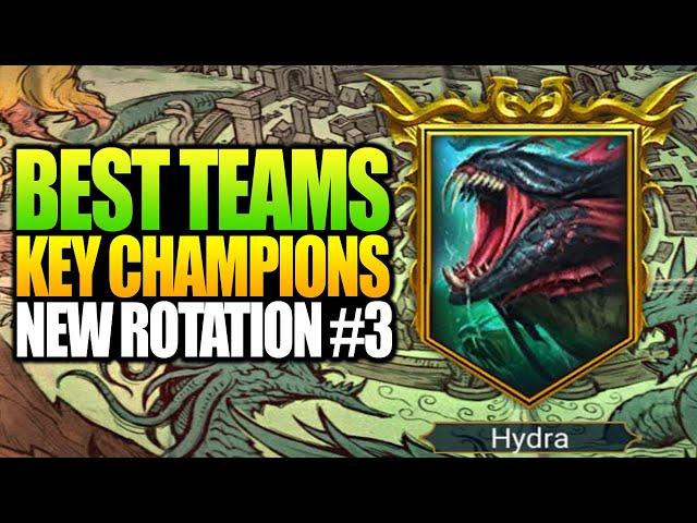 TACKLE THE NEW HYDRA ROTATION!! TIPS & CHAMPIONS TO USE | HYDRA CLAN BOSS GUIDE RAID SHADOW LEGENDS