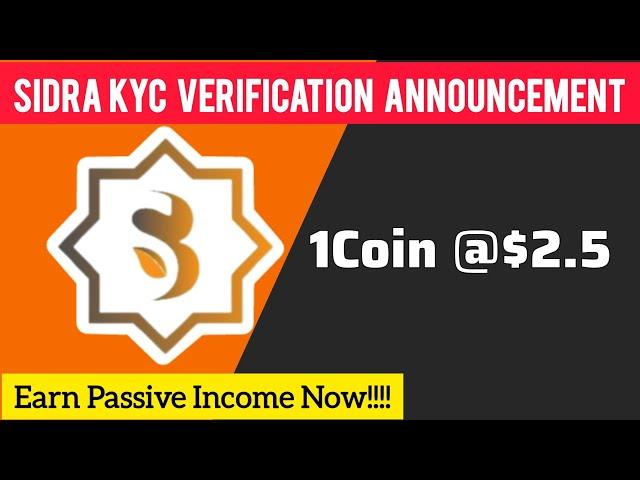 SIDRA BANK Mining Update| SIDRA KYC Verification Update SIDRA swap| How To Earn Passive Income Daily