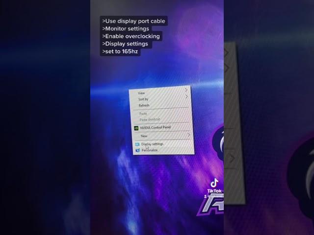 Only getting 120 hz on a 165 hz monitor? Here's the fix!