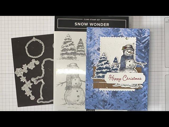 Stampin’ Up! Snow Wonder Christmas Card Tutorial