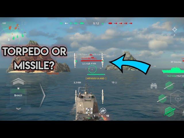 Torpedo But Like Missile Launch On RF Derzkiy | Modern Warships