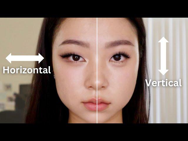 VERTICALLY VS HORIZONTALLY ENLARGED EYE MAKEUP | MONOLID/HOODED ASIAN EYES