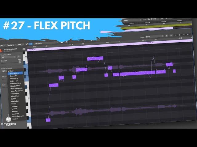 #27 - Flex Pitch For Pitch Correcting Your Recorded Audio (Newbie to Ninja - A Beginner's Guide)