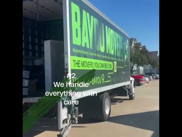 What happens when you book with Bayou Movers? #houstonmovers #MovingMadeEasy #StressFreeMove