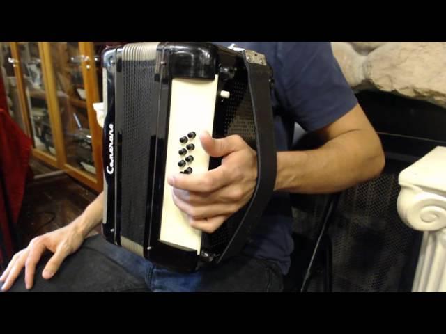 How to Play 12 Bass Piano Accordion - Lesson 3 - Three Chord Song in C Major - When the Saints