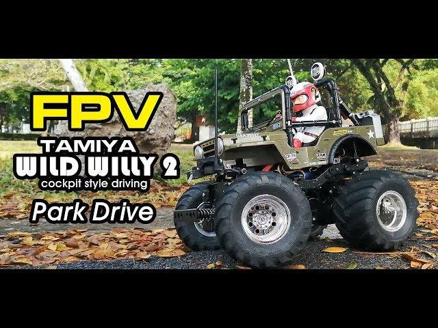 FPV Tamiya Wild Willy 2 - Park Drive