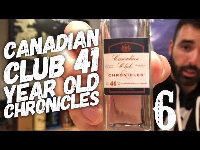 Canadian Club 41 Year Chronicles. Whisky in the 6 #319