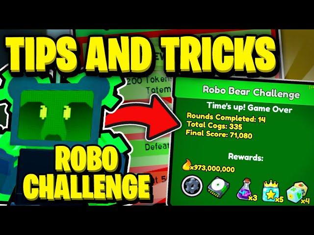 Robo Challenge *ALL TIPS AND TRICKS* EXPLAINED [Complete Guide]｜Bee Swarm Simulator