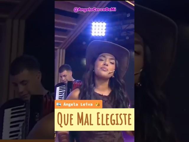 ANGELA LEIVA en #Morfi Que Mal Elegiste  #1