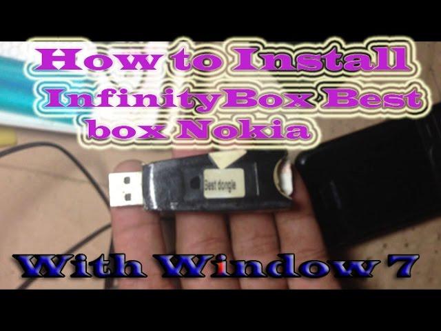 How to setup and Install Infinity Best  Dongle With Win 7 , Write Flah Nokia Rm 1134