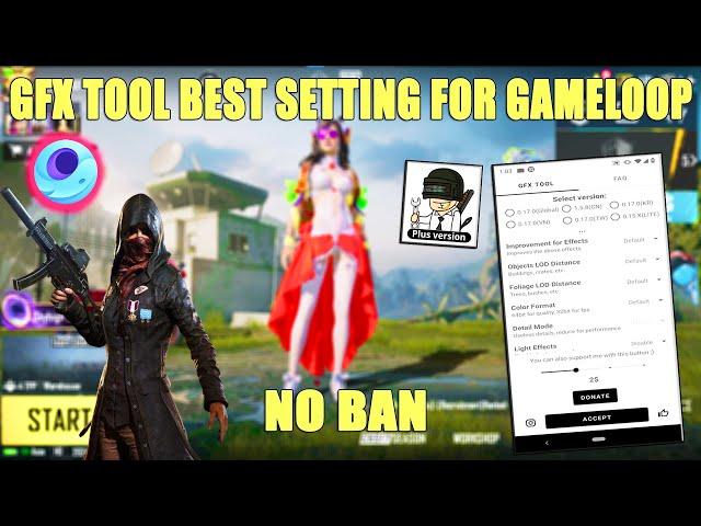 Gameloop Lag Fix Using GFX Tool | Gameloop Best Super Smooth Setting For Pubg Mobile 90 Fps  2024 |