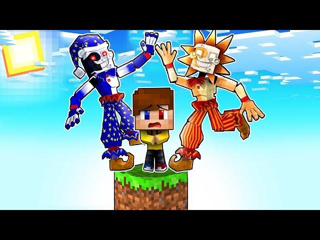 МАЙНКРАФТ НО НА ОДНОМ БЛОКЕ СОЛНЦЕ И ЛУНА В МАЙНКРАФТЕ SCP MOONDROP MINECRAFT FNAF 9 ФНАФ 9