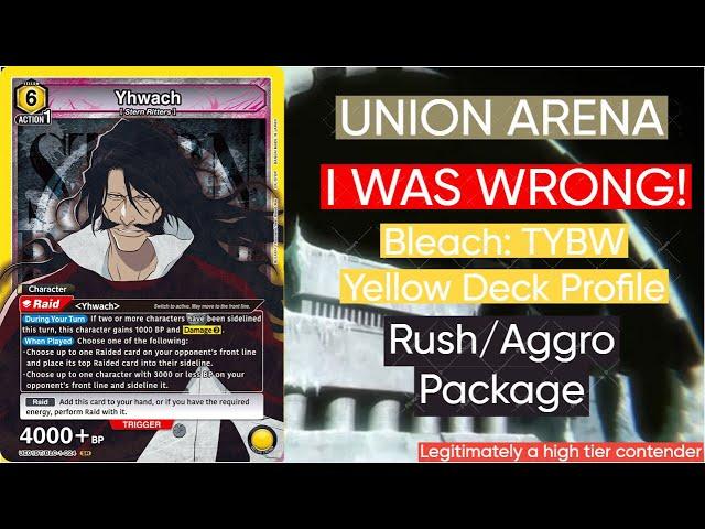 Union Arena | Yellow Bleach Deck - Rush/Aggro