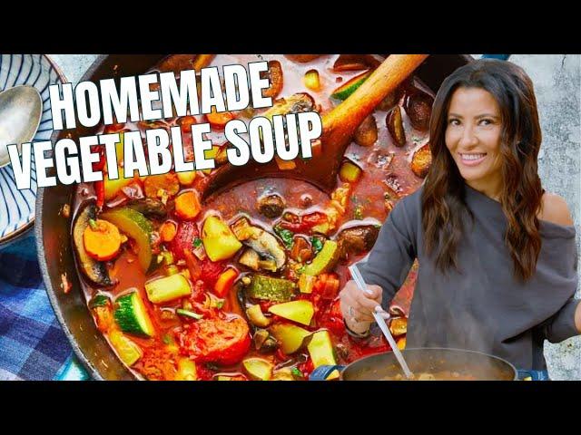 EASY Homemade Vegetable Soup: My favorite way to detox!