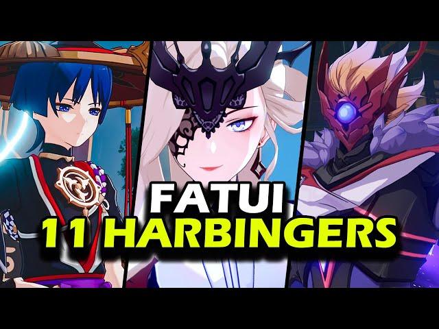 FATUI ELEVEN HARBINGERS - Genshin Impact Lore