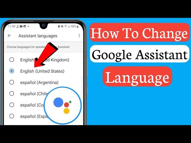 How to Change Google Assistant Language (2023) ৷ Change Any Language For Google Assistant