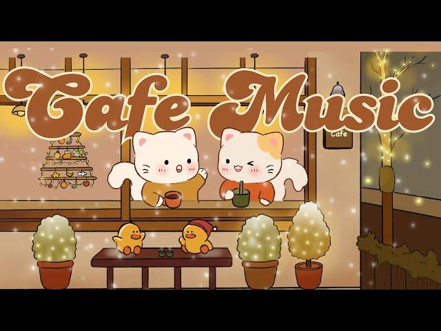 Cafe Music ️Sunshine 1 Hour Cafe SongStream cafecute & relaxing Make Your Day Better