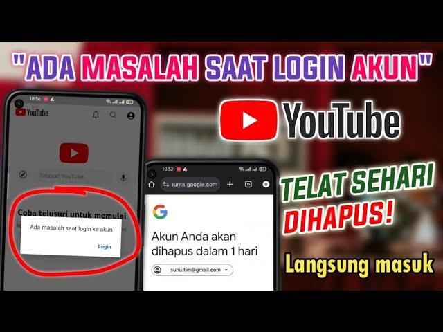 Ada Masalah Saat Login ke Akun Google di YouTube? CARA MENGATASI GAGAL LOGIN DI YOUTUBE