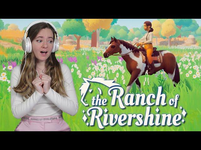 NEW HORSE GAME! Free cozy game - Ranch of Rivershine | Pinehaven